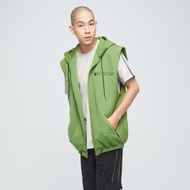 Cozee-抗菌線性緹花背心(男)-仙人掌綠