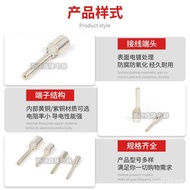 Solid Silver Plated Cold Pressed Insertion Needle Tip IT Copper Nose IT0.5-21.5-2Terminal Block Copp