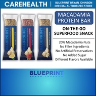 Macadamia Protein Bar by Blueprint Bryan Johnson ( 12 pcs) - Variety Pack , Vegan, Gluten Free