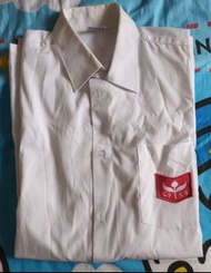 中華基金中學校服長袖恤衫(size 15.5)