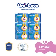 UniLove Airpro Baby Diaper 30's (Newborn) Pack of 6