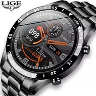 LIGE Smart sport watch for men Full Touch Screen Sports Fitness Watch IP67 watch men original waterproof Bluetooth For Android ios Jam Tangan Lelaki