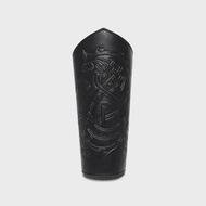 Eather Gauntlet Wristband Medieval Bracers Wide Arm Armor Cuff for Men Women Archery Wrist Guards Co