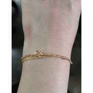 韩国🇰🇷14k金手链au585手链/korea 14k gold bracelet beads style