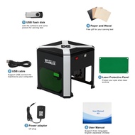 ZSELP Wainlux เลเซอร์ขนาดเล็กเครื่องแกะสลักเลเซอร์ CNC 3000Mw เครื่องแกะสลักเลเซอร์ควบคุมโลโก้แบบรอง