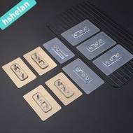 HSHELANXB Double Hole Screw Sticker, No Punching Wall Hanger Traceless Nail, Portable Wall Screw Sti