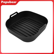Silicone Air Fryer Liner Reusable Air Fryer Basket Liner Pot Oven Baking Tray Air Fryer Cooking Acce