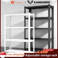 KL Metal Shelf Rack Shelving Heavy Duty Rack Bomb Storeroom Kitchen Storage Shelf Organiser Warehous