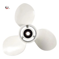 A10E-Propeller 9 1/4X11 For Yamaha Outboard Engines 9.9 HP F9.9 15HP F15C F15 F20 Aluminum 8 Tooth S