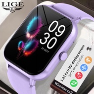 LIGE Smart Watch Full Touch Fitness Tracker Waterproof Women Smartwatch For IOS Andorid