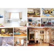 3d fabric backdrop printed with rustic living room scene FO10451<Free hook+hanging clip>