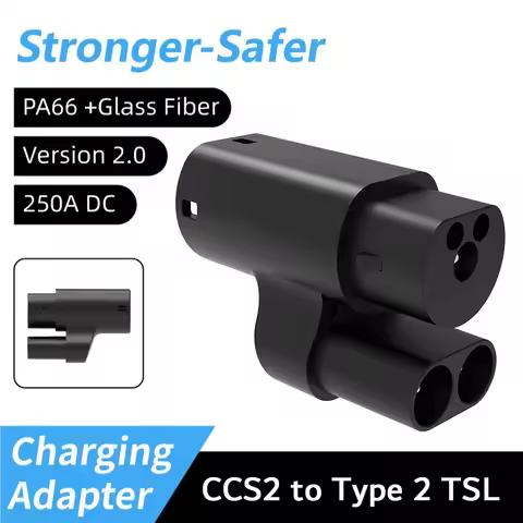 CCS2 to Type 2 Tesla EV Charger Adapter CCS Combo 2 EV Charging Convertor for Model S/X Electric Veh