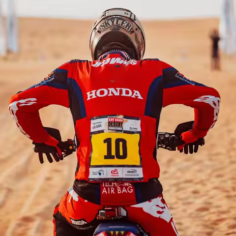Honda HRC Racing Team Dakar Rally No.10 Racing Driver's Same Cycling Suit Breathable Sweat Absorbing