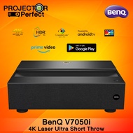 BenQ V7050i 4K Laser Ultra Short Throw Home Theater Smart Projector - Powered by Android TV - Projector Perfect