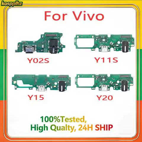 For Vivo Y02S Y11S Y15 Y20 USB Board Charging Dock Connector Charger Circuits Microphone Module Repa