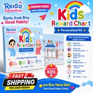 Carta Ganjaran Kanak-kanak, Kids Learning Reward Chart Early Education, Good Behavior chart