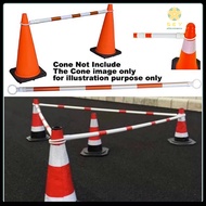 【Local shipment】Expandable Retractable Cone Bar Traffic Safety Cone Bar Barrier 2 Meter Extendable T