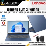 Lenovo IdeaPad Slim 3 14AMN8 - 82XN00EDMJ / 82XN00EEMJ - 14" FHD / Ryzen 5 7520U / 8GB RAM 256GB SSD