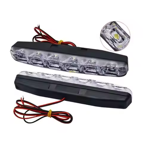 LED Daytime Driving Light Fog Lmap Daytime Running Light 6 LED Easy Installation