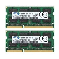 SAMSUNG 8GB (2x 4GB) PC3-12800S DDR3 1600MHz 204 พิน 2Rx8 1.5V แล็ปท็อป DDR3 หน่วยความจำ RAM SODIMM โน้ตบุ๊ก
