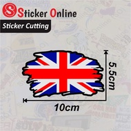 English Flag Stickers Raya | United Kingdom Motor Car Cutting Flag Sticker