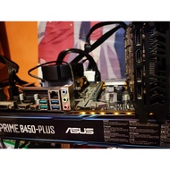 Asus prime B450 plus & Ram hyperx fury white 2x8 (16gb) ddr4 Motherboard