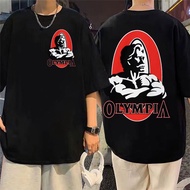 COD Olympia Fitness Loose Fit Casual Cotton T-Shirt