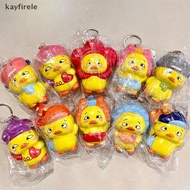 kayfirele 1Pc Cute Upset Duck Squeeze Deion Toy Keychain Vent Pinch Slow Rebound Deion Toy Squishy T