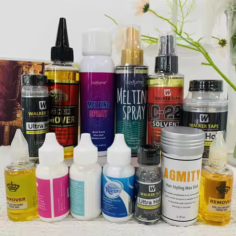 Wig Installation Kit Set Adhesive Bold Glue Remover Wax Stick Walker Tape Ultra Hold Glue Got 2b Glu