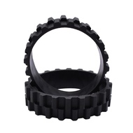 2 Piece Wheel Tires Black Rubber Replacement Parts for 1C/2C/3C S5 Series/T6/T7 Robot Vacuum Cleaner