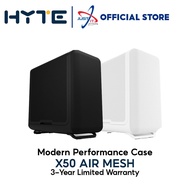 HYTE X50 AIR MESH Modern Performance ATX PC Case - Pitch Black / Snow White