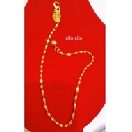 PERSIS Adult Crazy Anklet Bangkok Gold Cop 916 Gold Anklet 916 Anklet