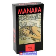 爆品 破盤價⏎甲板Manara Erotic Tarot Deck Cards Game英文塔羅 露天熱搜