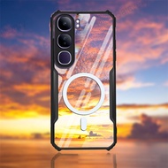 Casing For VIVO Y31 5G V2521 Y21D 4G Anti-Drop Acrylic Protective Cover With Magnetic Sticker