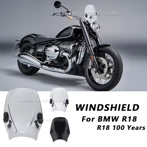 For BMW R18 R 18 R18 100 Years Motorcycle WindScreen Windshield Viser VIsor Double Bubble Screen