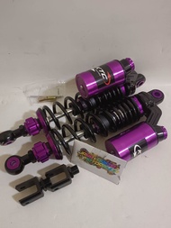 New ~ Shockbreaker Shock Copy Ktc Racing Model Extreme Black Purple Double Tabung Atas 280mm 320mm 3
