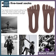 RGA  1 Pair These men's no-show toe socks separate each toe to help prevent nasty blisters from form