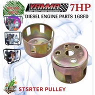 STARTER PULLEY YAMMA 7HP 168FD NEW MODEL AIRCOOLED DIESEL ENGINE WATER PUMP
