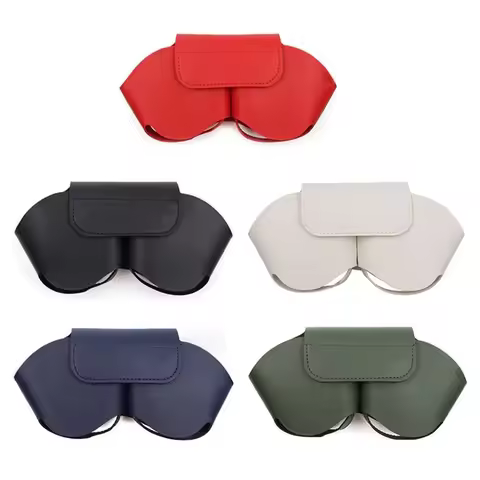 For AirPods Max /P9 Earphone Protective Case Handheld Blue Tooth Headphone Organizer Protein Leather