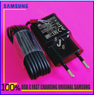 ORIGINAL Fast Charging Samsung S8 2017 Charger Ori Type C Hp A20 A30 A50 M20 Galaxy Note 8 10 20 A3 A5 A7 S9 S10 A11 M11 C S10 A72 A52 A22 M62 A32 M51 A21 Casan Carger Cas