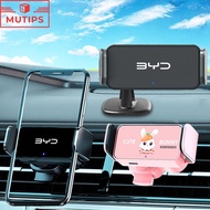 BYD Car Auto-Clamping Phone Holder GPS Electric Mobile Phones Stand Bracket For Atto 3 Yuan plus Dol