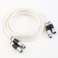 川木W160 5NOCC純銀發燒級卡農平衡線音響功放XLR卡儂音訊線