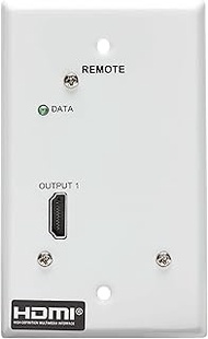 Tripp Lite HDMI Over Ethernet Cat6 Receiver, 1-Port Wall Plate - Up to 230 feet or 70.1 Meters - 4K 