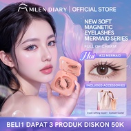 Mlen Diary Magnetic False Eyelashes No Glue Natural Look Lightweight Reusable Eyelash Makeup Kit