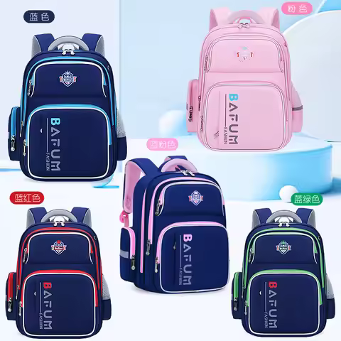 2025 New Design Large Capacity Ergonomic Teen School Backpack Waterproof Lightweight Spine Protectio