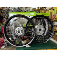 READY STOK -(TAIKOM) EX5 / W125 / Dream / Y125z / Lc135 / C70 / RS150 ALLOY RIM TAIKOM (1.60/17) (1.