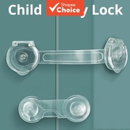 Childproof Cabinet Locks (6pcs) - Baby Safety Adhesive Latches for Drawer, Fridge & Doors, Anti-Pinc