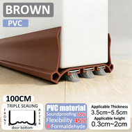 🔥Malaysia spot goodsl🔥100cm door sealing strip dust prevention door sealing strip soundproof door bl