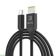 dusur 135W USBC to Square Charger Converter 135W for Thinkpad Laptop Accessory