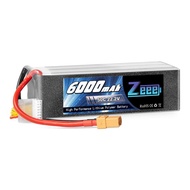 Zeee 6S Lipo Battery 6000mAh 50C 22.2V with XT90 Plug Soft Case RC Battery Compatible for DJI Airpla